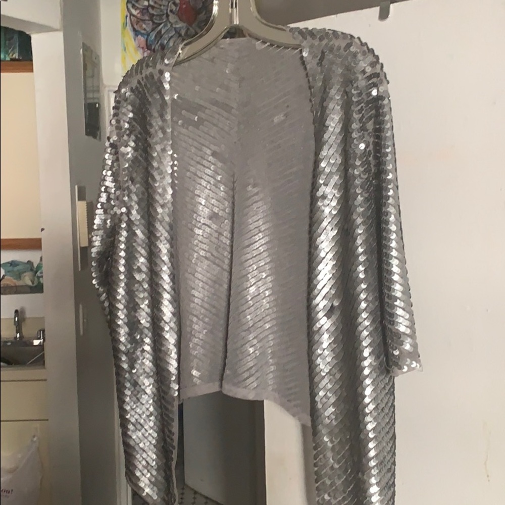 Handmade sequin cover up